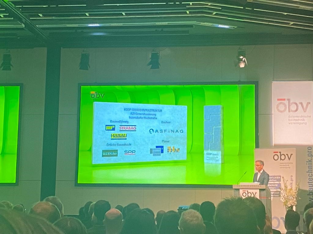 KOOP-AWARD for elevated road Inzersdorf
