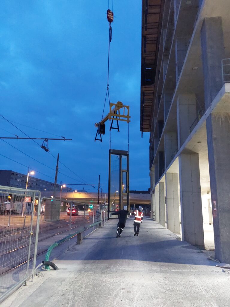 Montage Elementfassade © K18