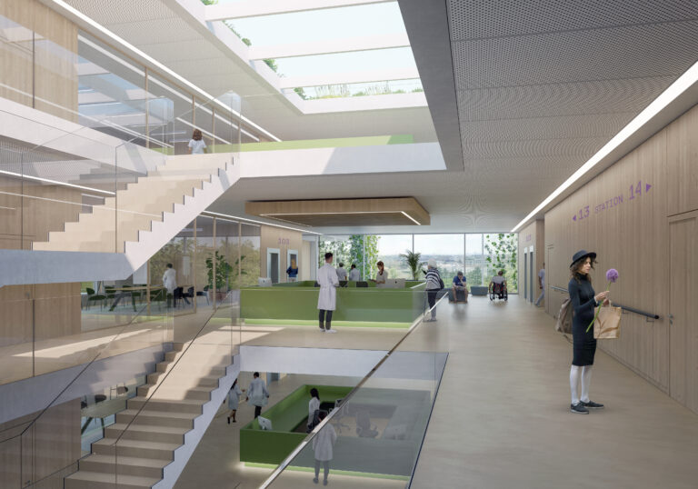 Klinik Ottakring ZNB © AHA Austrian Healthcare Architects / expressiv