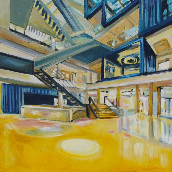 Weihnachtsbild „magic light“ (Vorlage Bodner Campus Kufstein; Architektur Zechner & Zechner) © Kathrin Lorenz