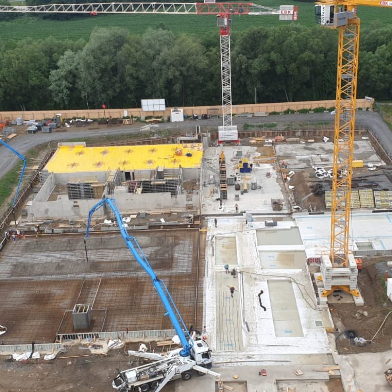 Baustellenübersicht Bauphase 1© Kollitsch-Bau GmbH