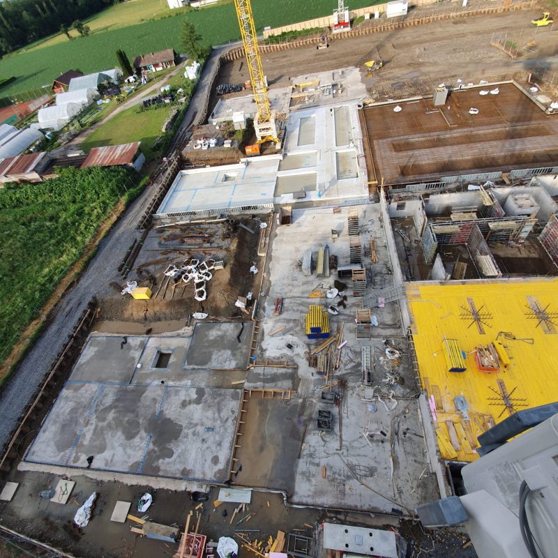 Baustellenübersicht Bauphase 1 © Kollitsch-Bau GmbH