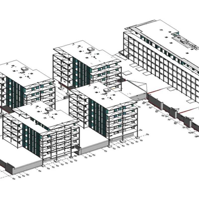 3D-Revit-Modell Gesamtanlage © Thomas Lorenz ZT GmbH