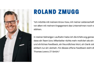 Zuwachs im Gesellschafterkreis der Thomas Lorenz ZT GmbH